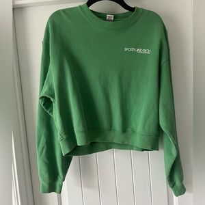 Sporty and Rich cropped crew neck
